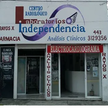 Fachada de la sucursal Pípila de Laboratorios Independencia